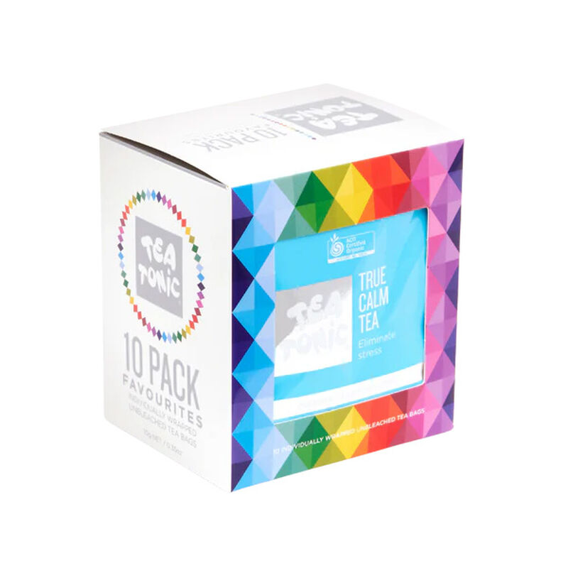 Tea Tonic 10 Teabag Box - Colourful image number 0