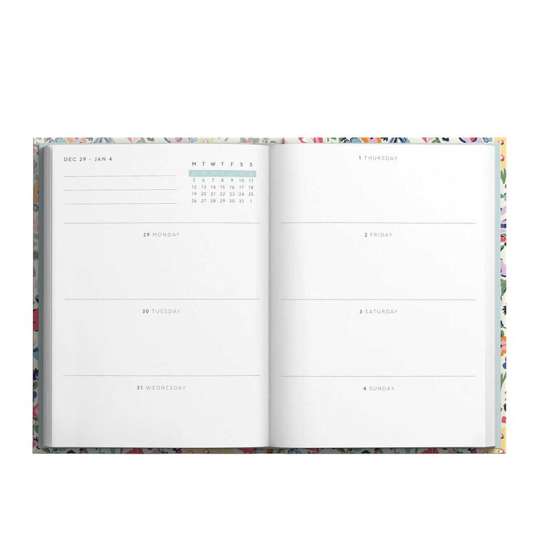 Cath Kidston 2026 Clifton Rose A6 Linen Diary image number 1