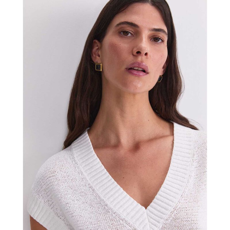 Sportscraft Josie Tape Yarn V Neck image number 10