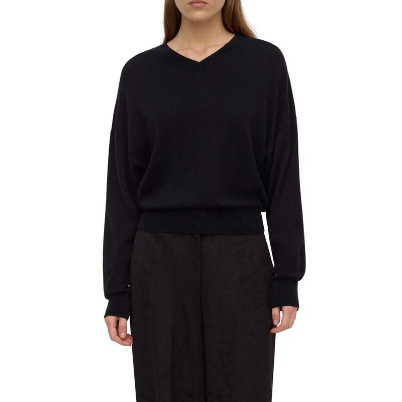 Assembly Label Mira V Neck Sweater Black image number 0