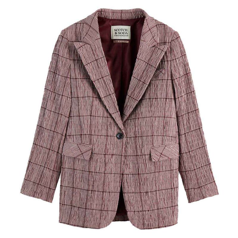 Scotch & Soda Prince Of Wales Seersucker Blazer image number 0