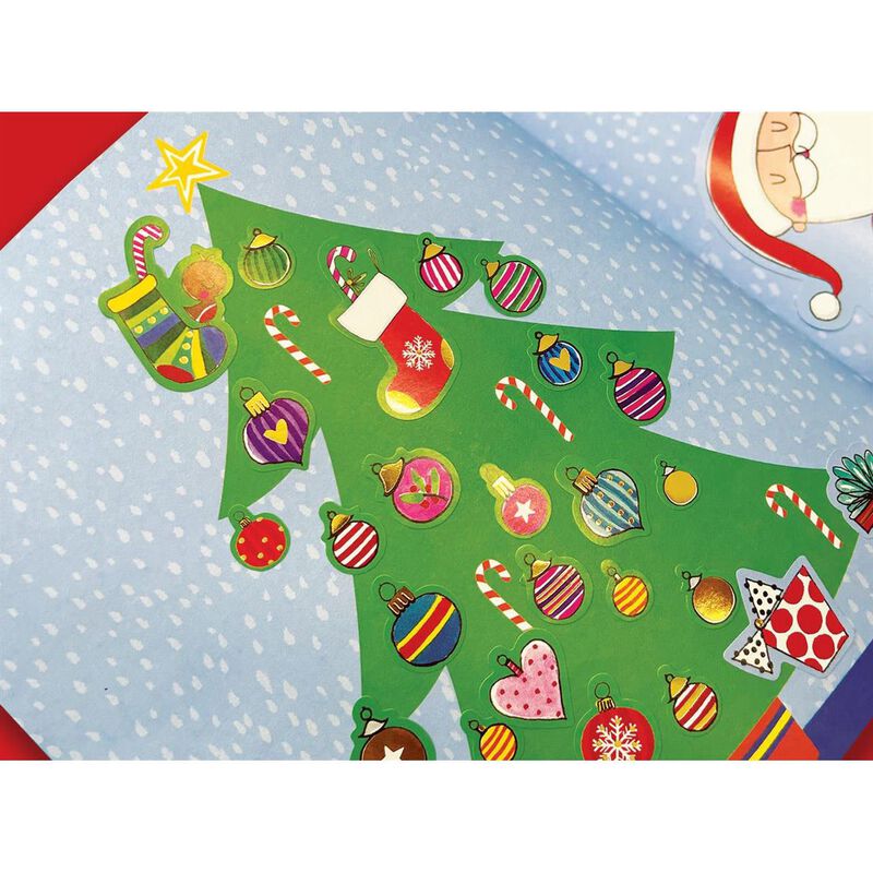 Christmas Sticker Scene & Colouring Book image number 2
