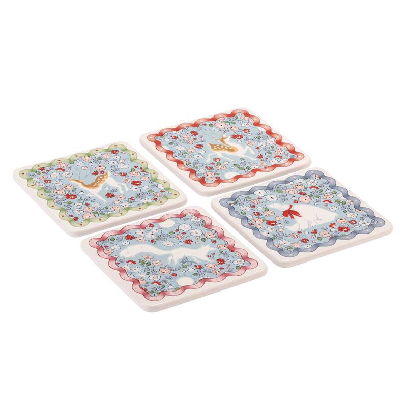 Cath Kidston Animal Ditsy Coaster Set image number 1