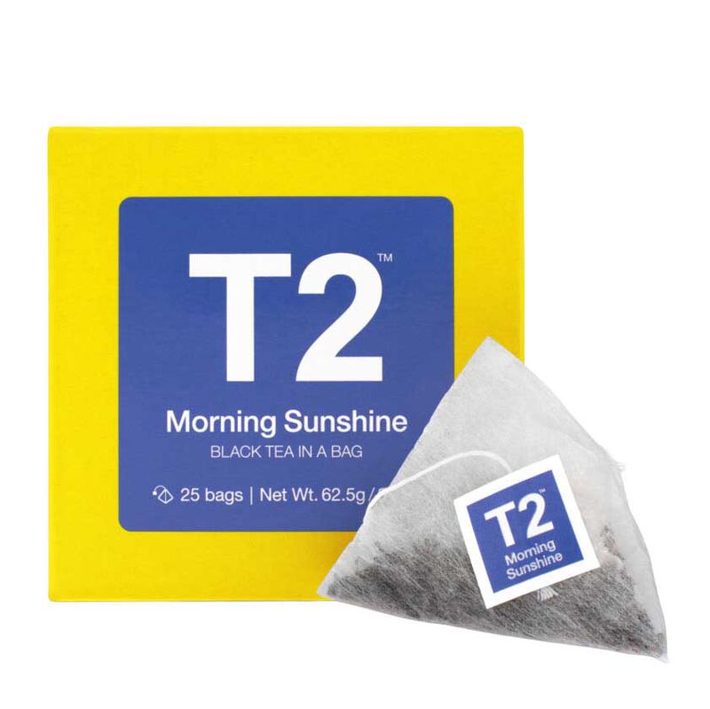 T2 Morning Sunshine Tea Bag Cube 25 Pack image number 0