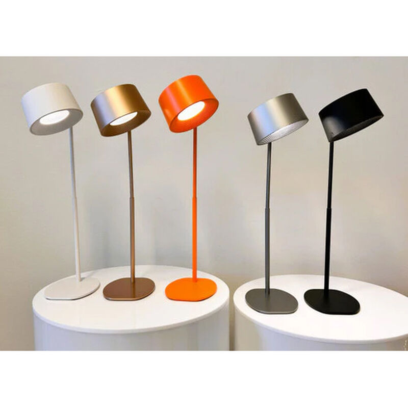 Stellar Haus 360° Silver/Grey LED USB Table Lamp image number 2