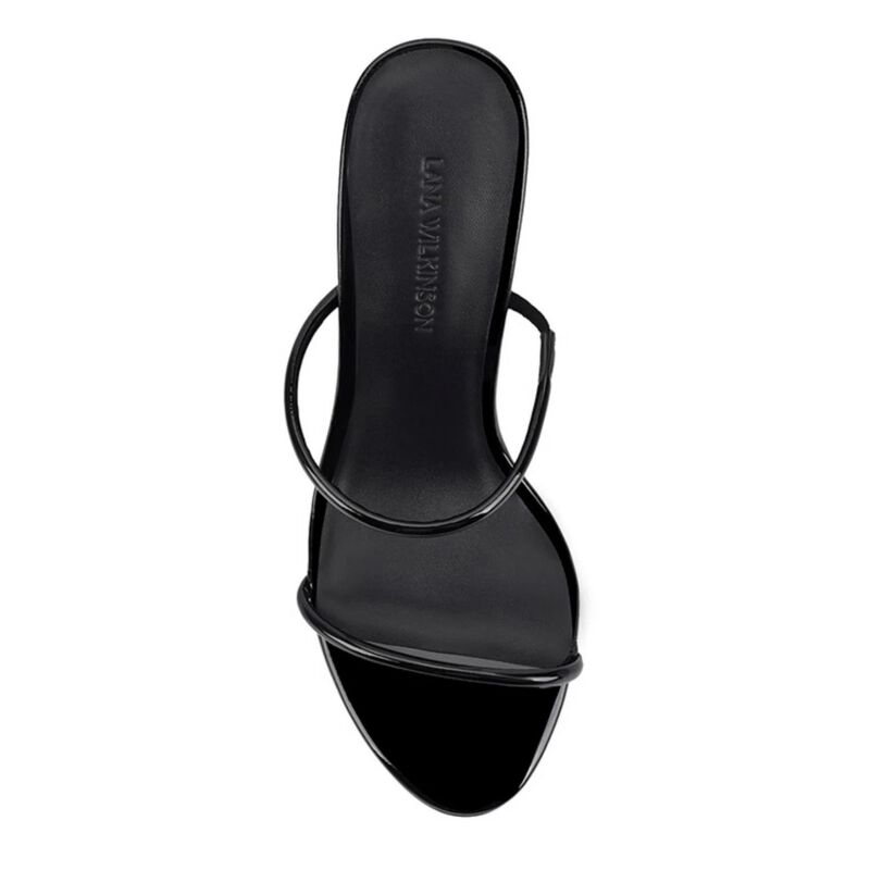 LANA WILKINSON Marilyn Sandal Black Patent Leather image number 2