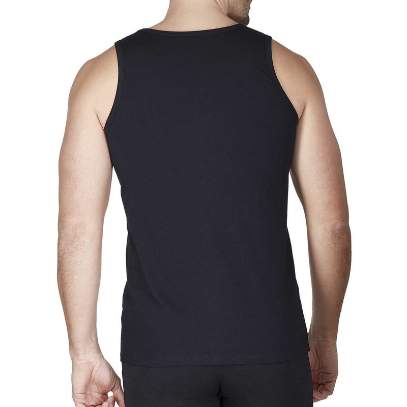 Haigman Cotton Elastane Sless Vests - 2 Pack image number 1