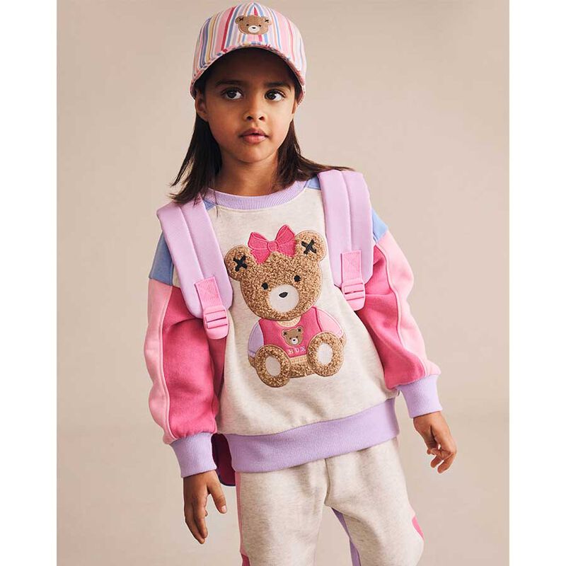 Huxbaby Varsity Huxette Spliced Sweatshirt 3M-2Y image number 3