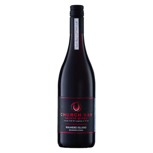 Church Bay Waiheke Island Reserve Syrah 750ml