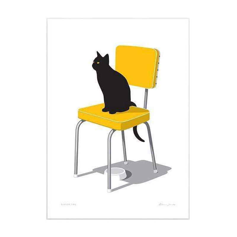 Glenn Jones Art A4 Print - Dinner Time image number 0