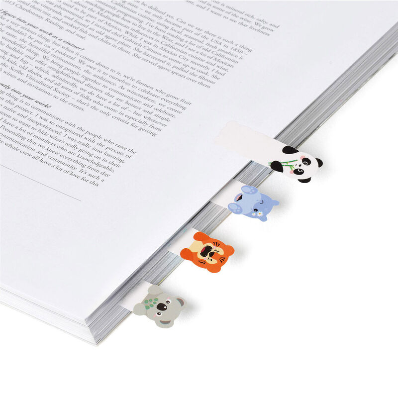 Legami Cute Animals Keep In Mind Adhesive Page Markers image number 2
