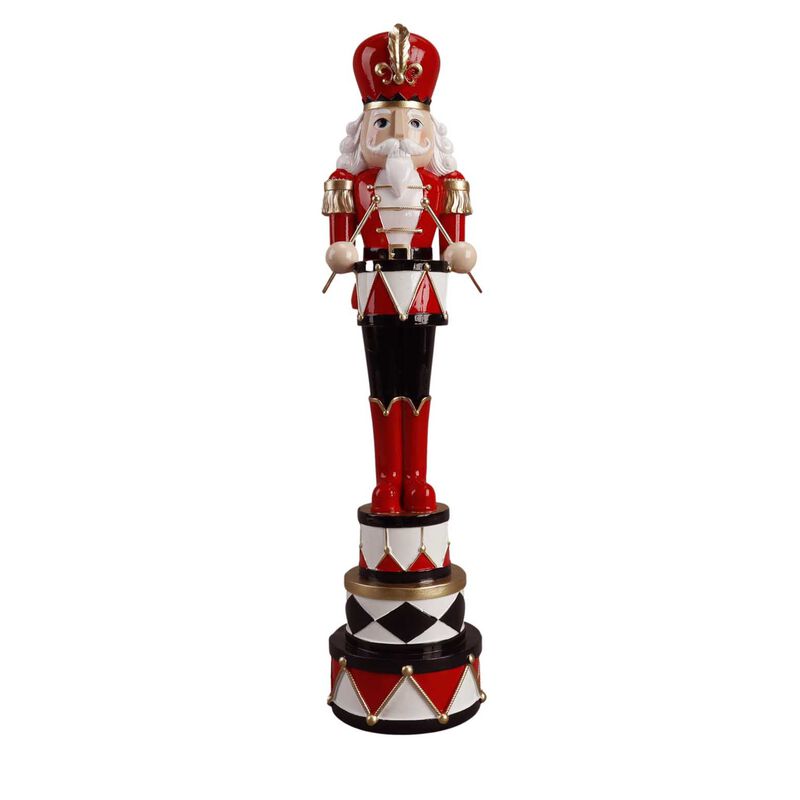 Resin Nutcracker With Drum 46cm/18Inch image number 0
