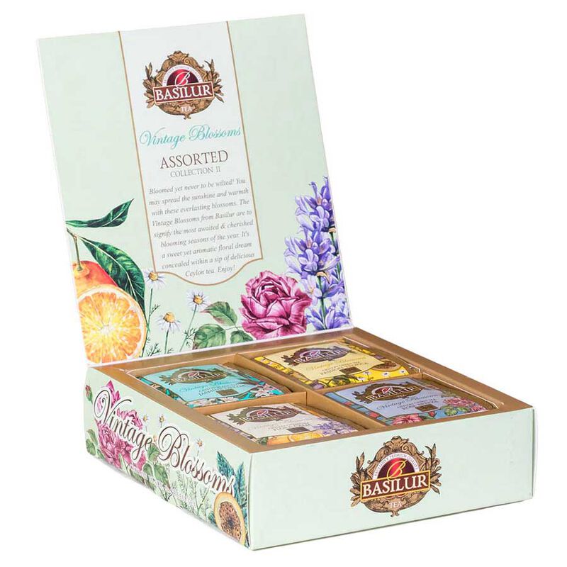 Basilur Packet 40 Enveloped Teabags - Vintage Blossoms 2 image number 1