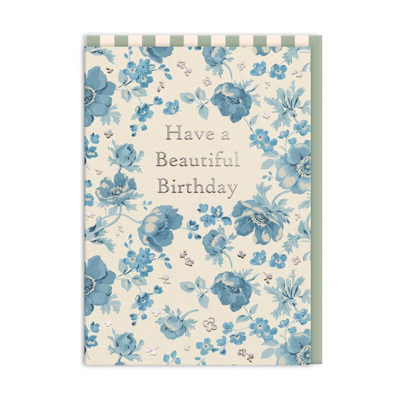 Cath Kidston Beautiful Blue Anenome Card image number 0