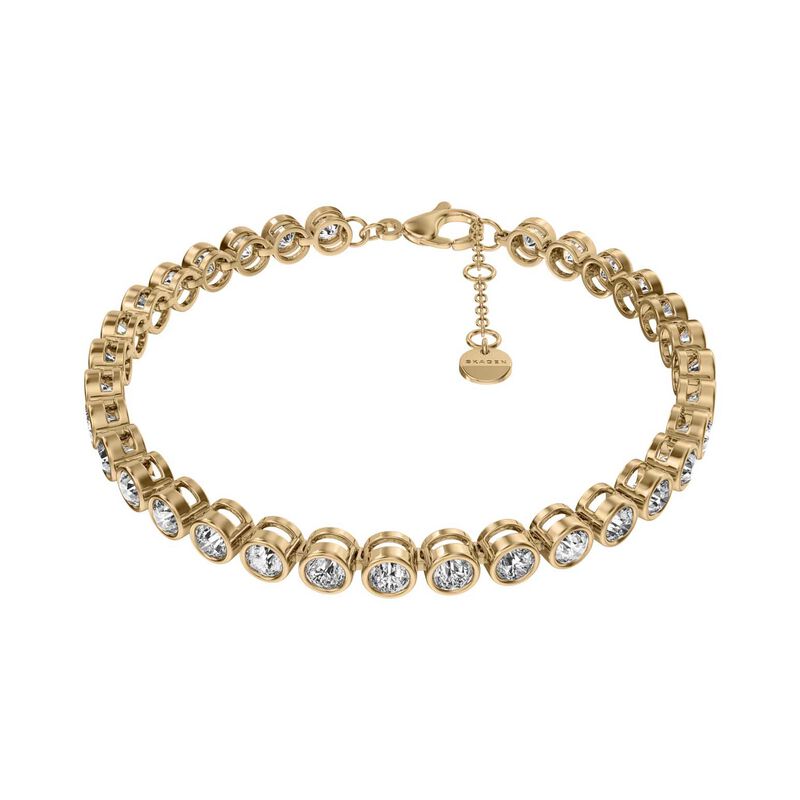 Skagen Moderne Glitz Gold-Tone Brass Chain Bracelet image number 0