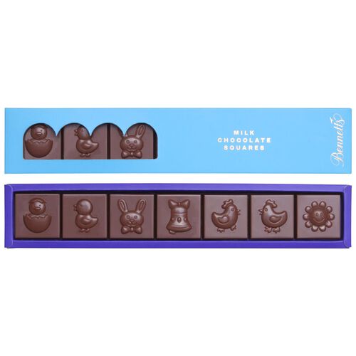 Bennetts of Mangawhai Milk Chocolate Easter Squares 50g