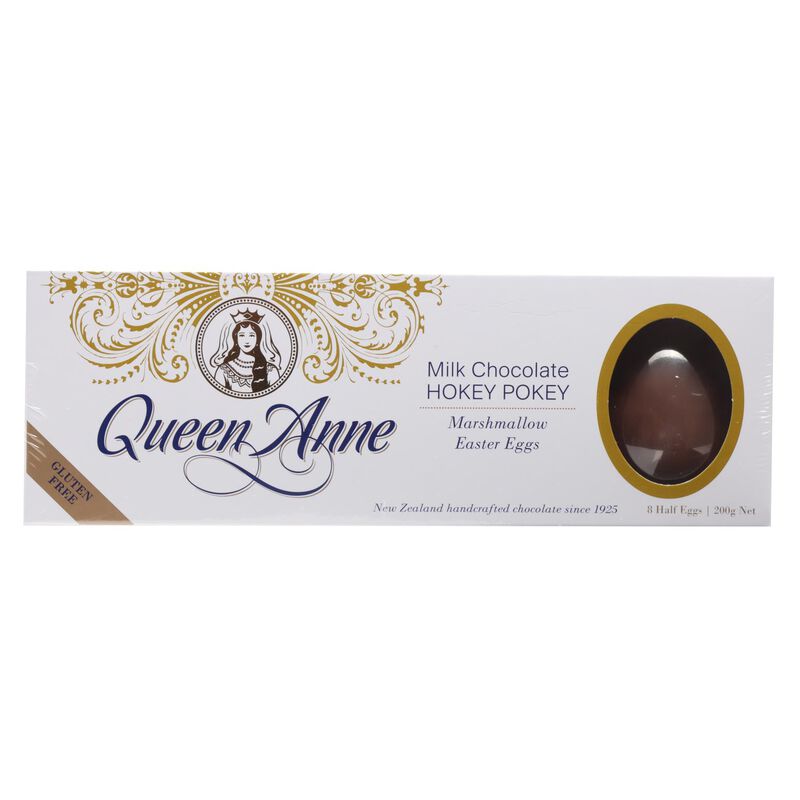 Queen Anne Hokey Pokey Milk Chocolate Marshmallow Easter Eggs 200g image number 0
