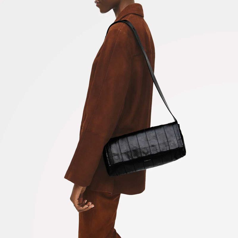 Radley The Annabel Stripe Medium Flapover Shoulder image number 1