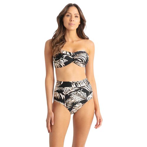 Sunseeker Mae Ruched Highwaist Pant - Black