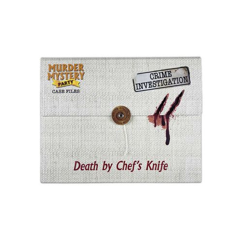 University Games Murder Mystery Party Case File: Death by Chef's Knife