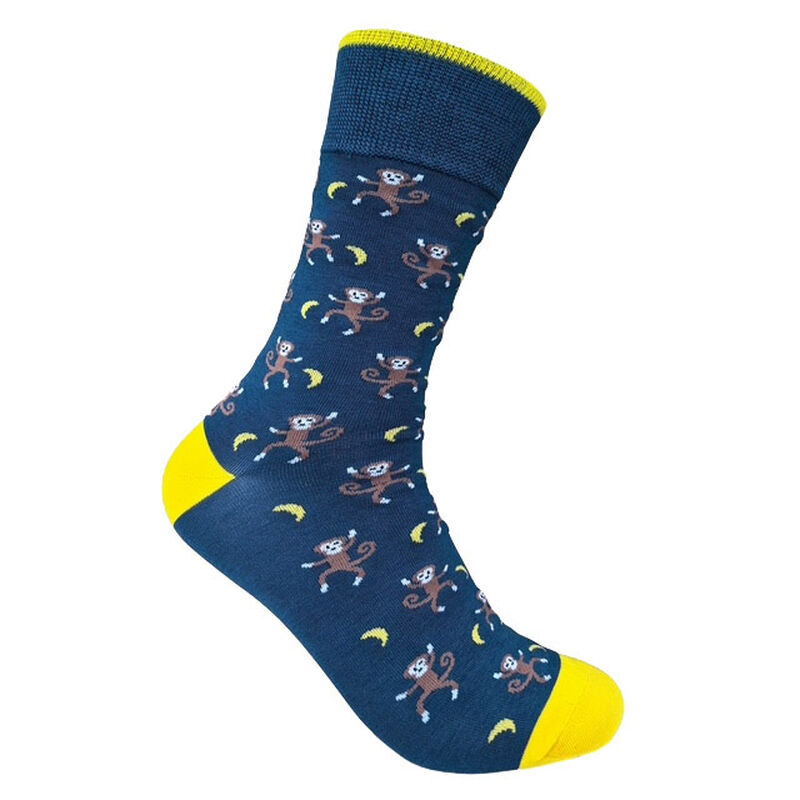 DS Socks Cotton Bamboo Monkeys Socks image number 0