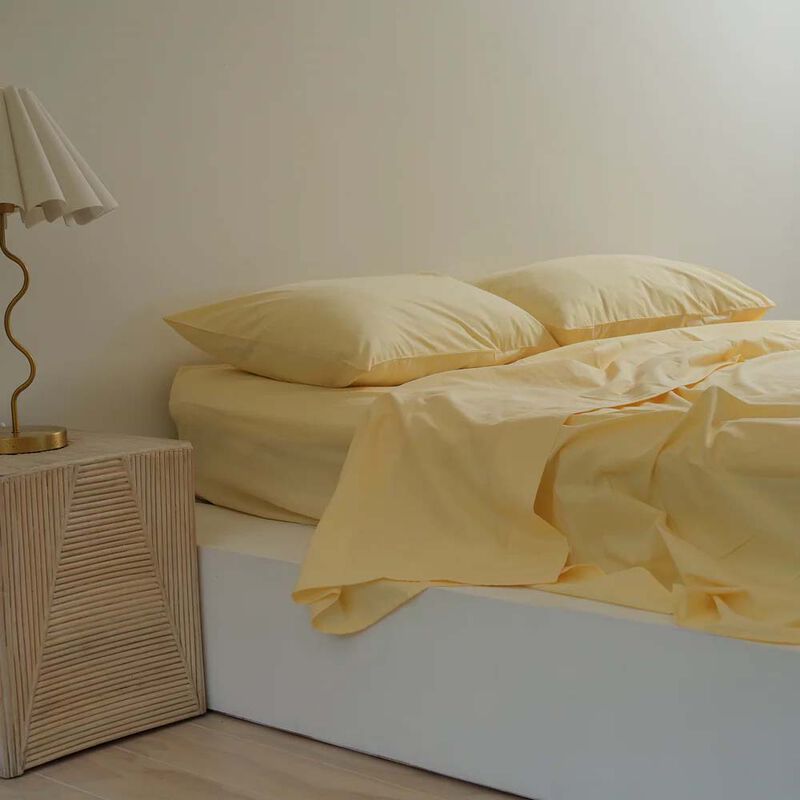 Home Lab 100% Stonewashed Cotton Sheet Set image number 2