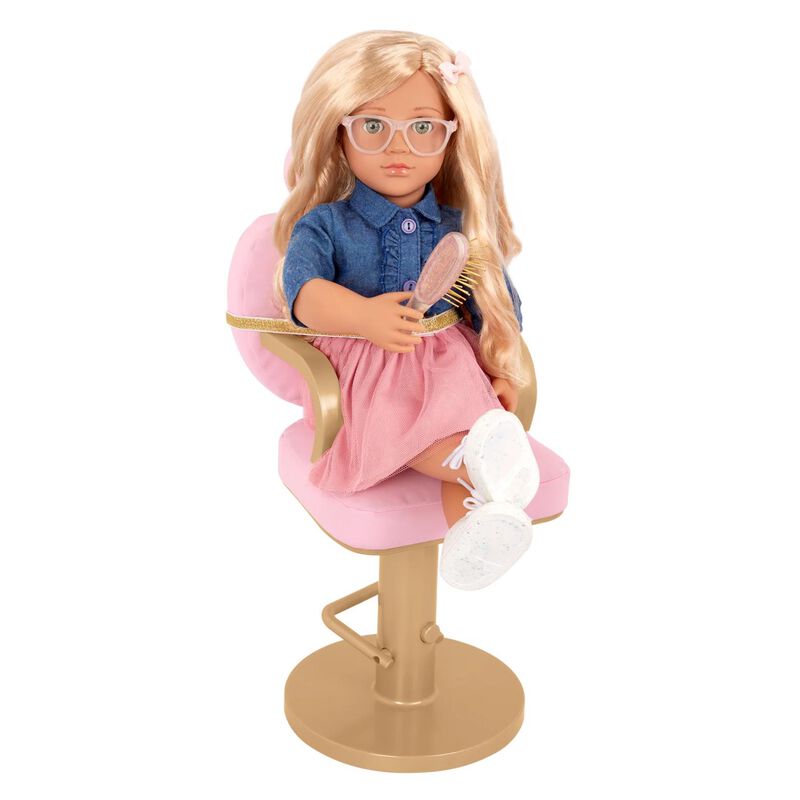 Our Generation Heart Shaped Salon Chair with Accessories image number 2