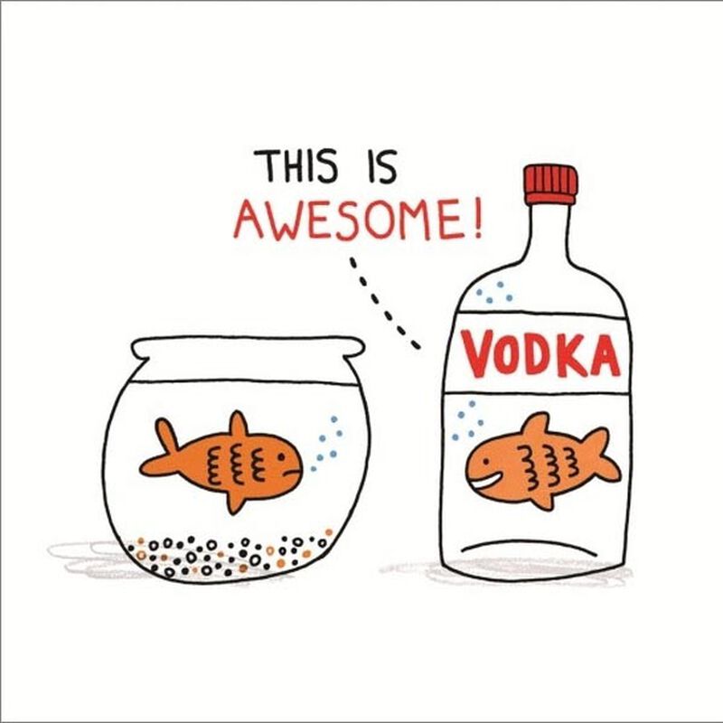 Vevoke Card-Vodka Goldfish image number 0