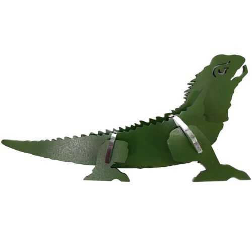 Abstract Designs Wall Tuatara A4 Green