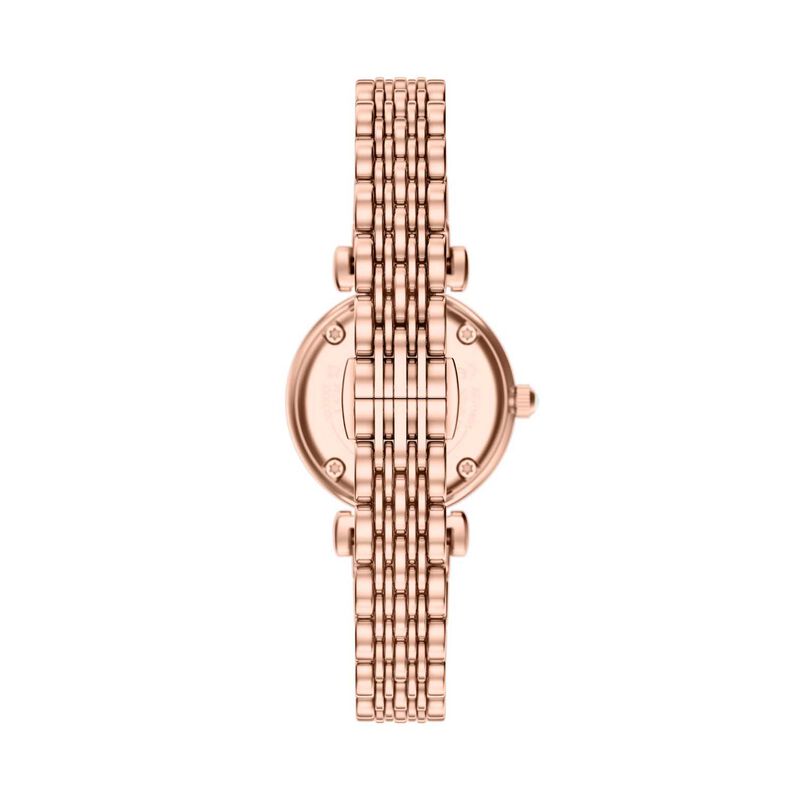 Emporio Armani Two-Hand Rose Gold-Tone Stainless Steel Watch image number 1