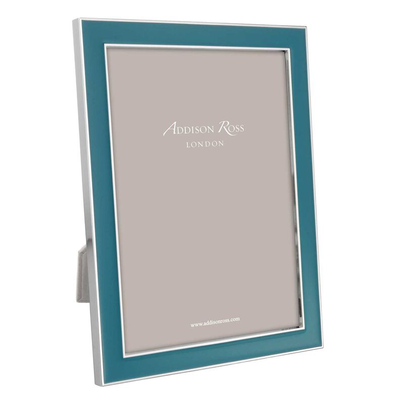 Addison Ross 5x7 Teal Enamel Photo Frame 15mm image number 0