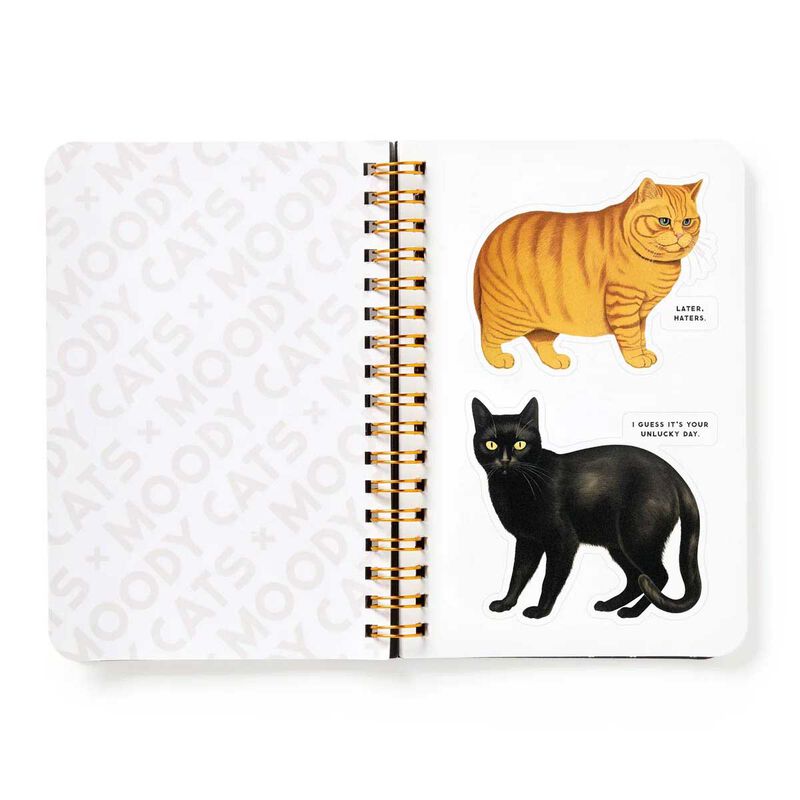 Brass Monkey Moody Cats Sticker Book image number 3