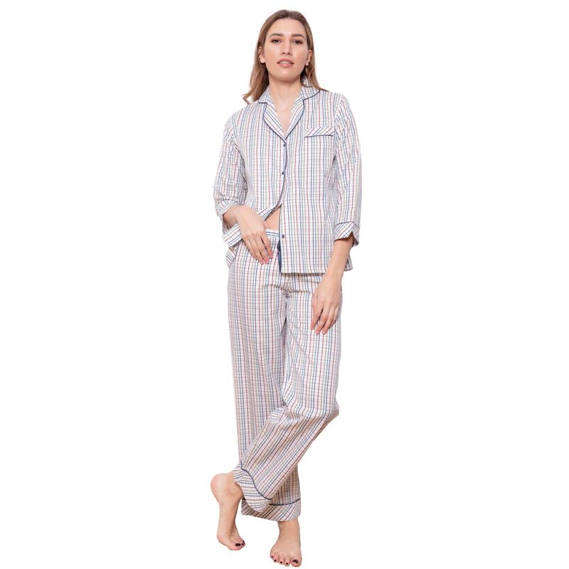 Cottonreal Tramline Pj Set image number 0