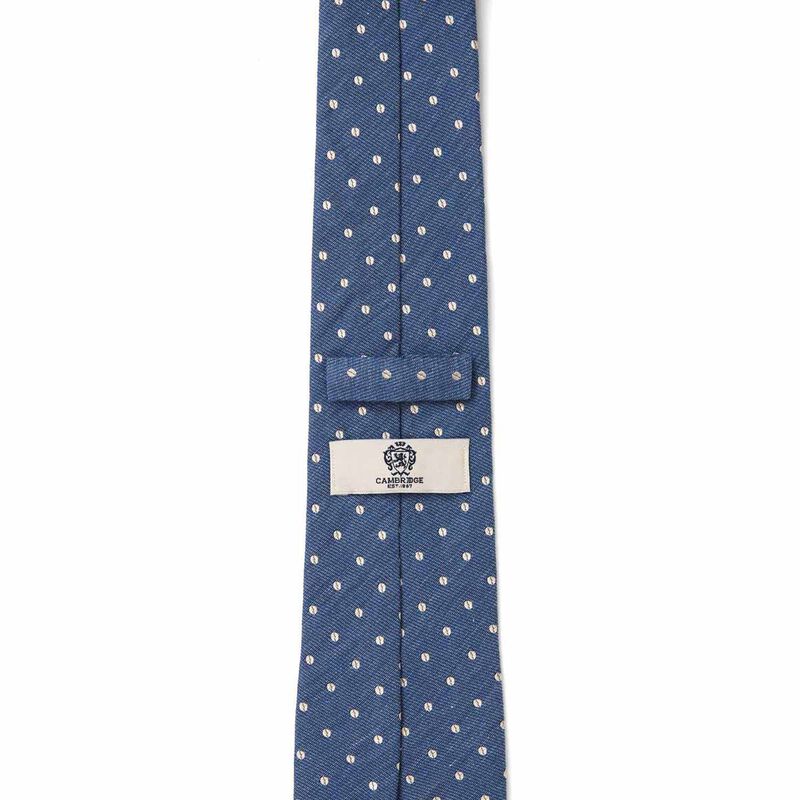 Cambridge Matte Polkadot 7.5cm Tie image number 1