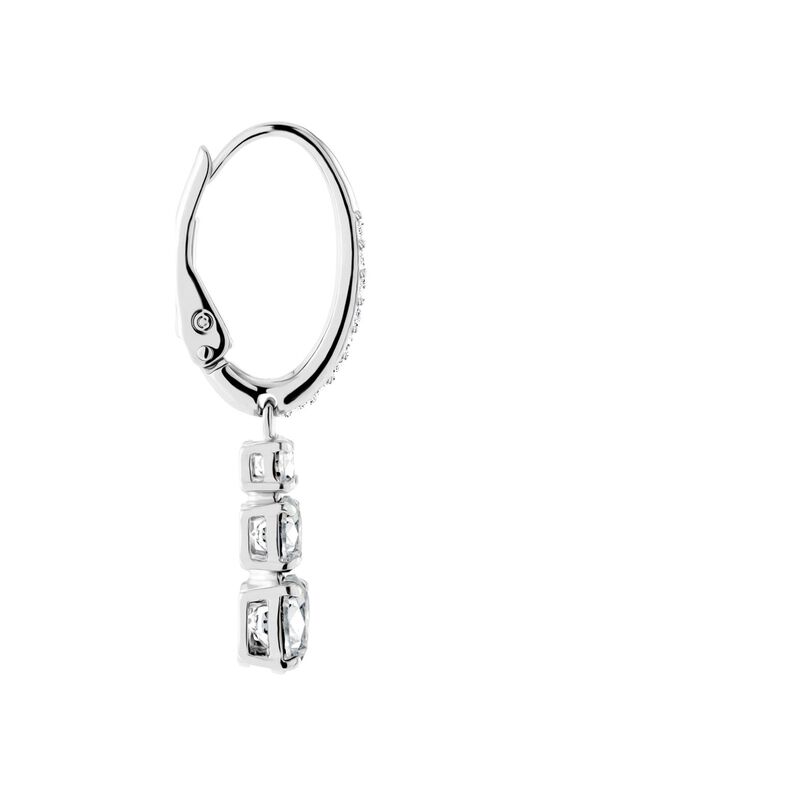 Swarovski Stilla Attract Hoop Earrings image number 3