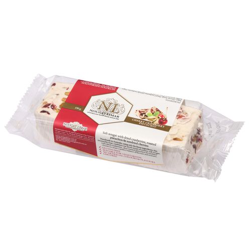 Nougat Limar Cherry Cranberry & Pistachio Log 150g