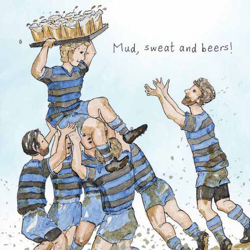 Mud Sweat And Beers Card