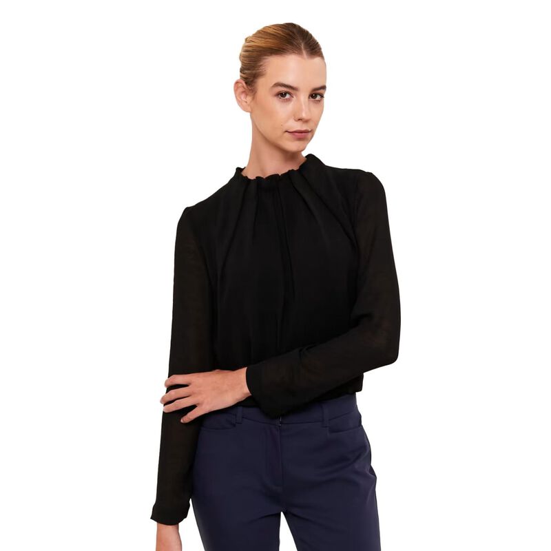SABA Willa High Neck Ls Top image number 0