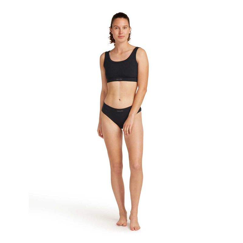Icebreaker W Merino Blend Rib Lotus Bra image number 3