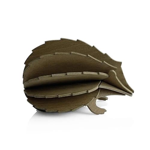 Lovi 3D Puzzle Decor Hedgehog 8cm Brown