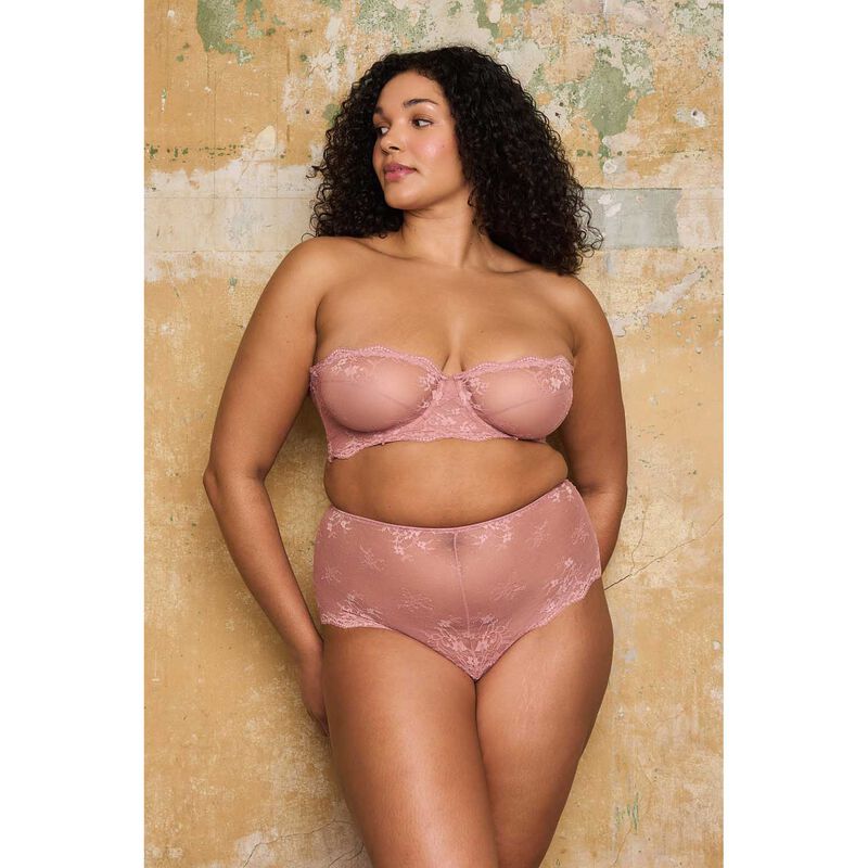 Dora Larsen Astra Floral Lace Strapless Bra image number 2