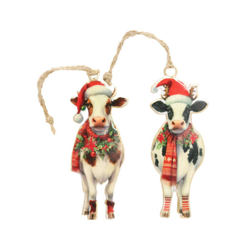 Vintage Cow Hangers 2 Assorted