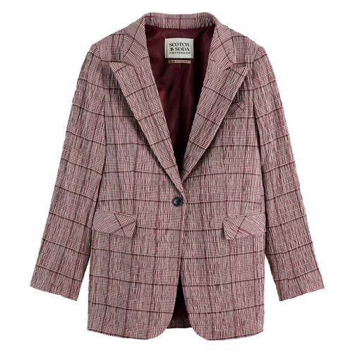 Scotch & Soda Prince Of Wales Seersucker Blazer