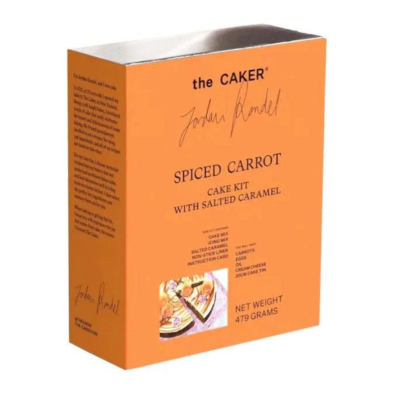 The Caker Spiced Carrot Cake with Salted Caramel Cake Kit image number 0
