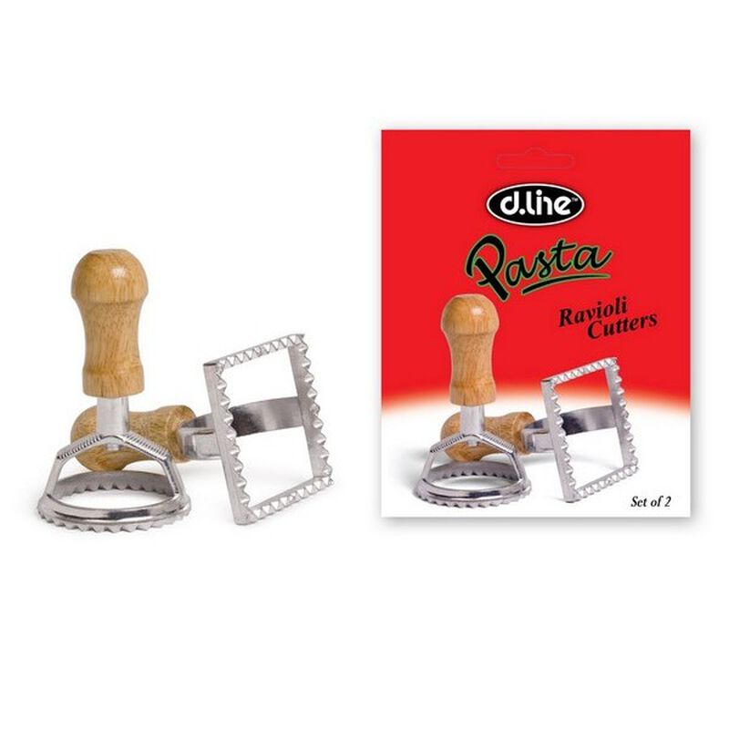 D.Line Ravioli Cutters Square & Round Set of 2 image number 0