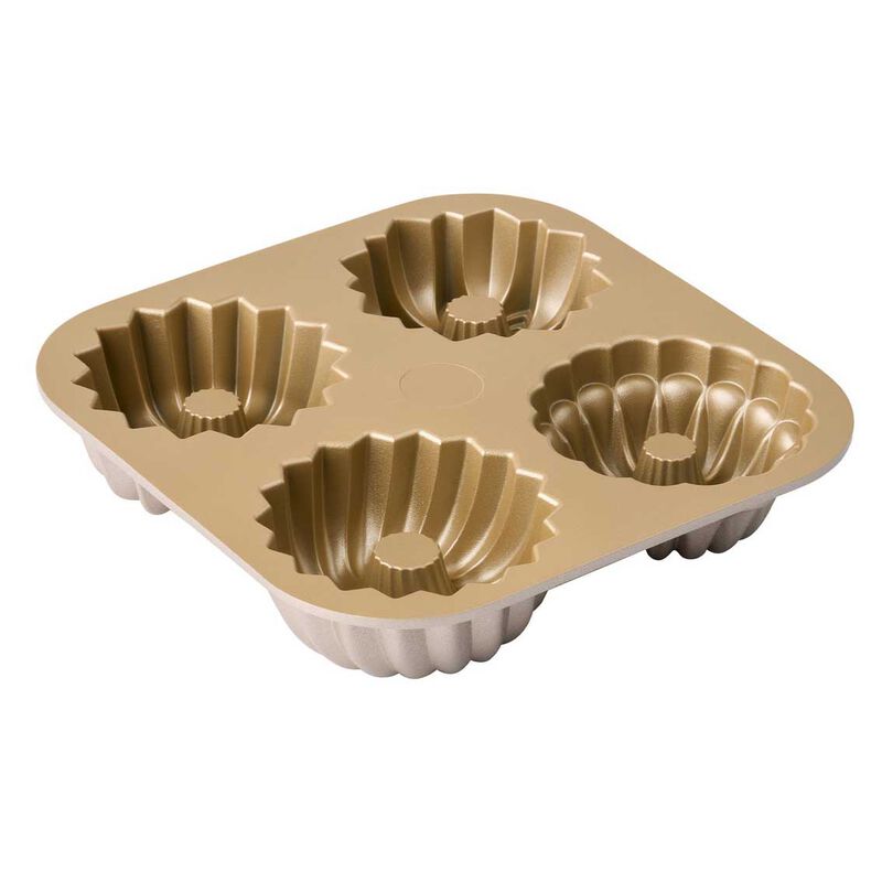 Bakemaster Assorted Mini Bundt Pan, 24 X 24 X 4.5cm - Champagne image number 1