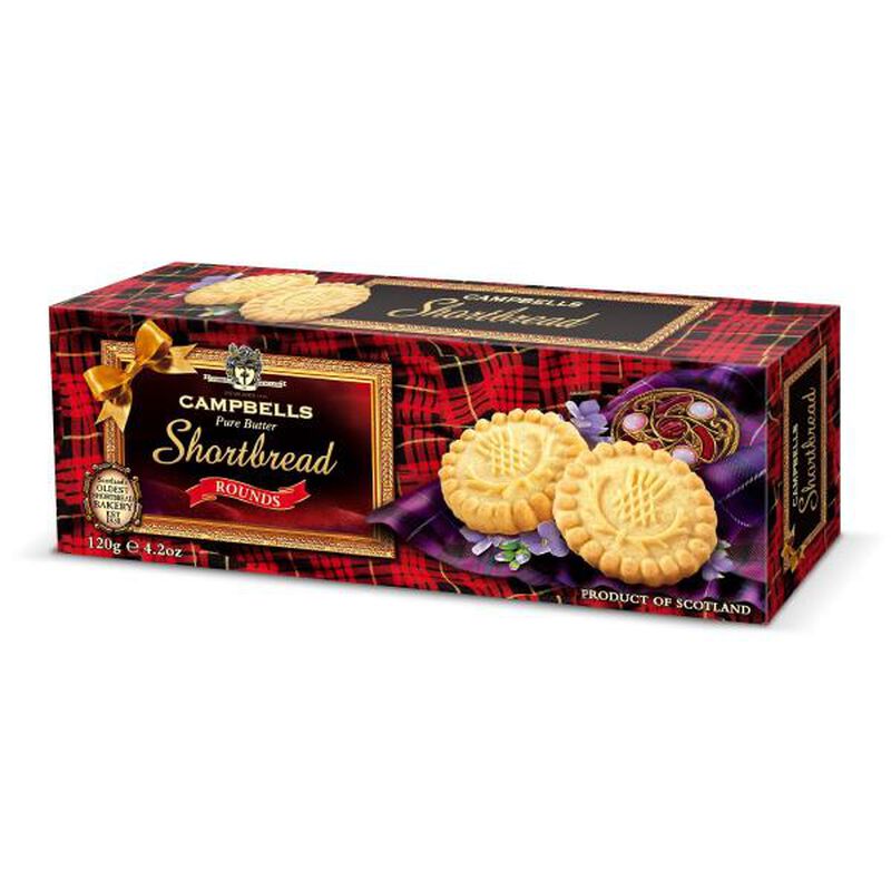 Campbell's Shortbread Rounds Shaped Carton 120g image number 0
