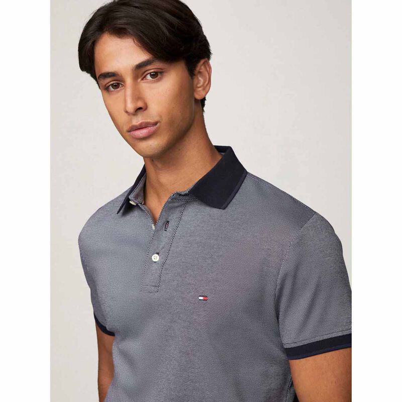 Tommy Hilfiger Two Tone Interlock Reg Polo image number 2