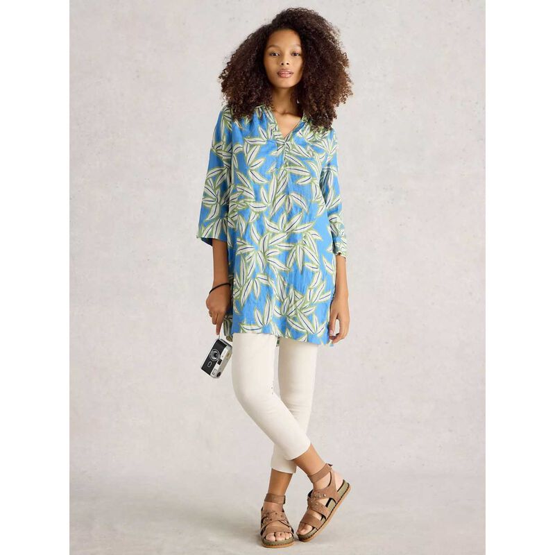 White Stuff Blake Linen Tunic image number 3