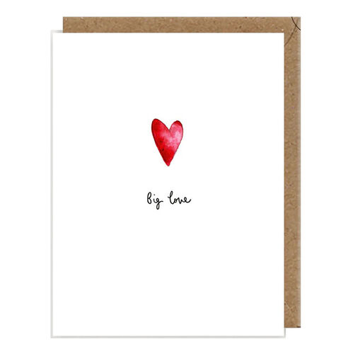 Louise Mulgrew Heart Big Love Card